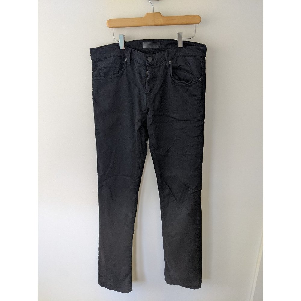 J Brand Kane Black French Terry Pants